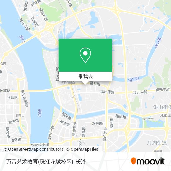 万音艺术教育(珠江花城校区)地图