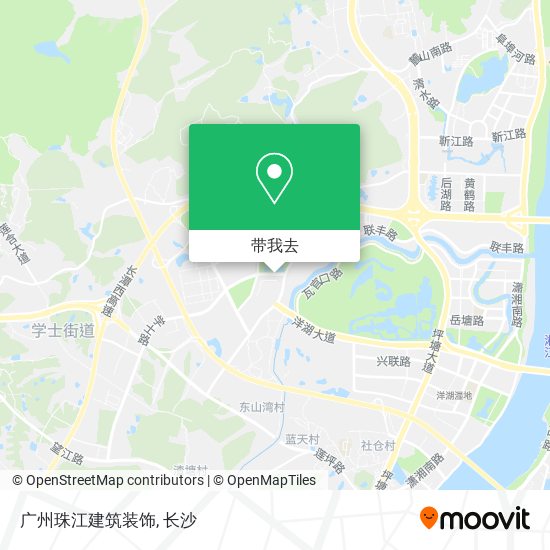 广州珠江建筑装饰地图