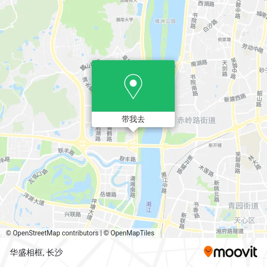 华盛相框地图