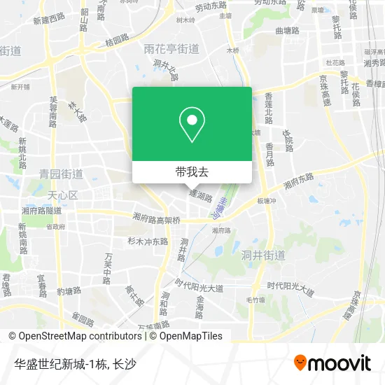 华盛世纪新城-1栋地图