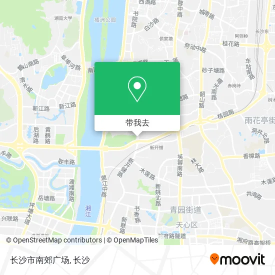 长沙市南郊广场地图
