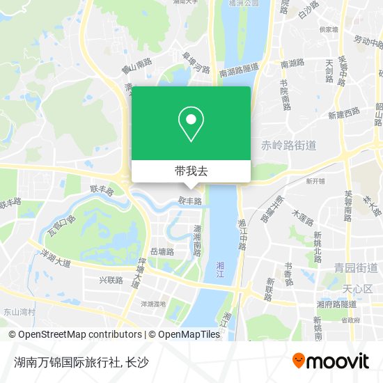 湖南万锦国际旅行社地图