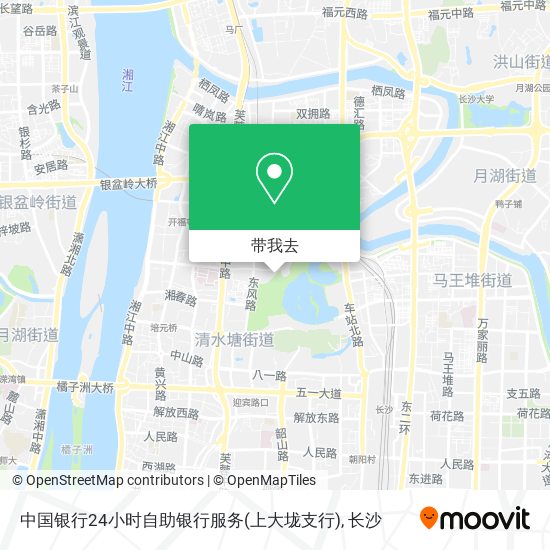 中国银行24小时自助银行服务(上大垅支行)地图