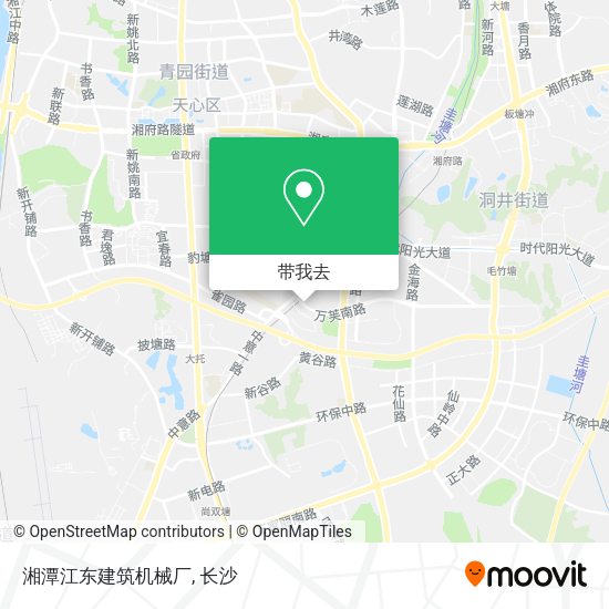 湘潭江东建筑机械厂地图