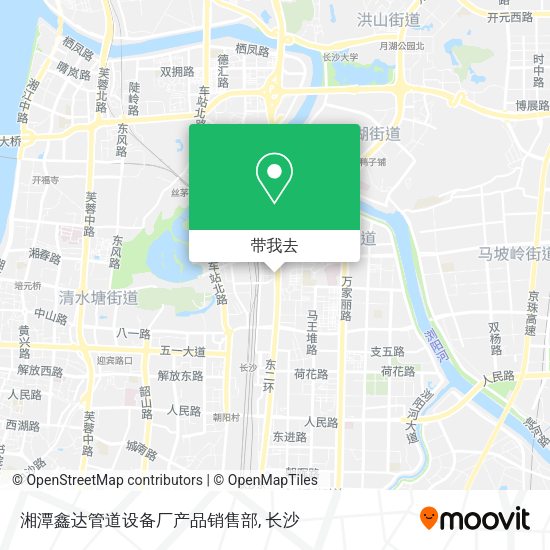 湘潭鑫达管道设备厂产品销售部地图