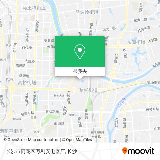 长沙市雨花区万利安电器厂地图