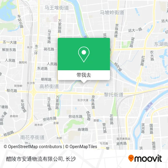 醴陵市安通物流有限公司地图