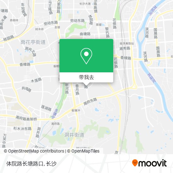 体院路长塘路口地图