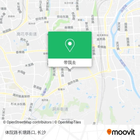 体院路长塘路口地图