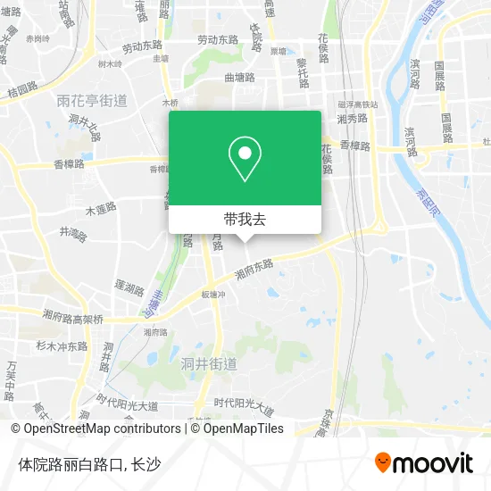 体院路丽白路口地图
