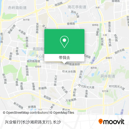 兴业银行(长沙湘府路支行)地图