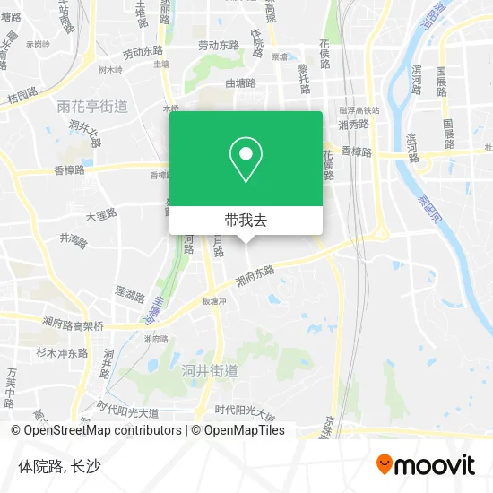 体院路地图