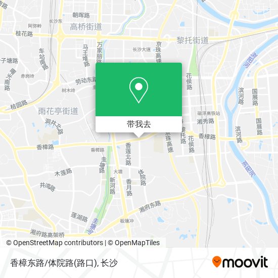 香樟东路/体院路(路口)地图