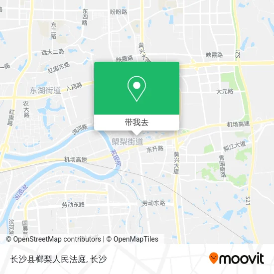 长沙县榔梨人民法庭地图