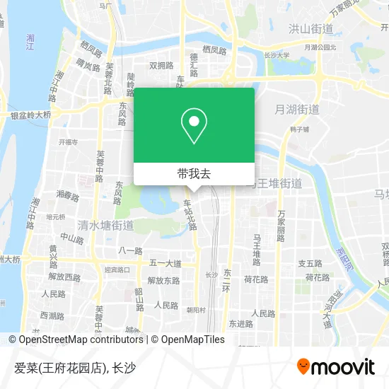 爱菜(王府花园店)地图