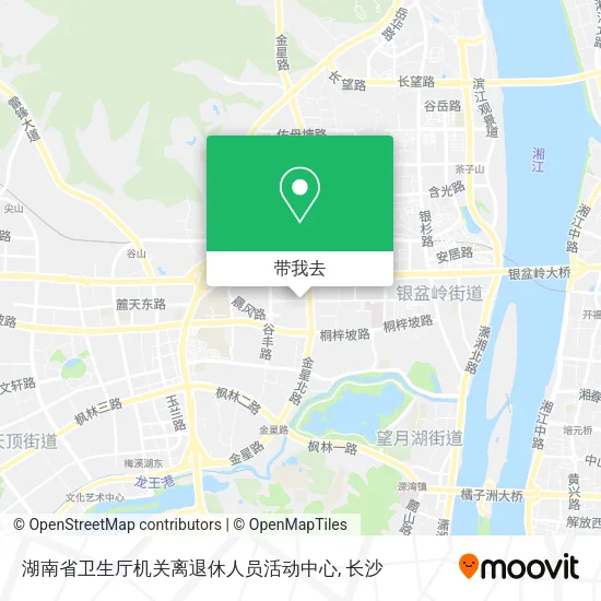 湖南省卫生厅机关离退休人员活动中心地图