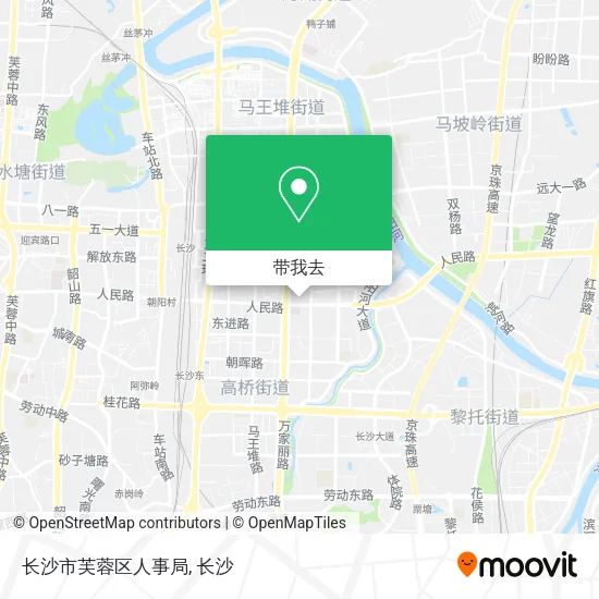 长沙市芙蓉区人事局地图