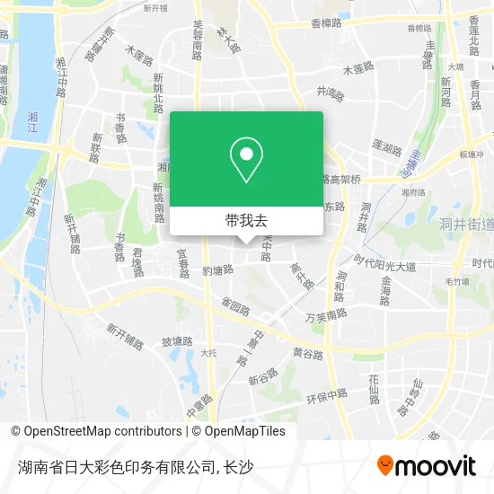 湖南省日大彩色印务有限公司地图
