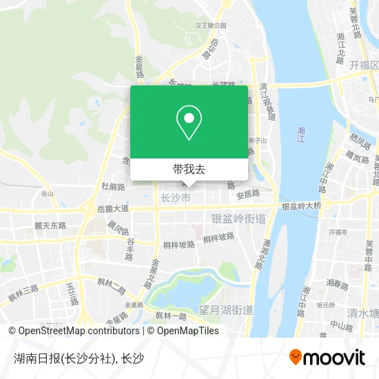 湖南日报(长沙分社)地图