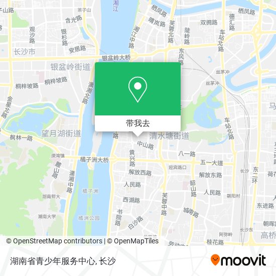 湖南省青少年服务中心地图