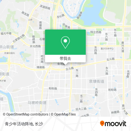 青少年活动阵地地图
