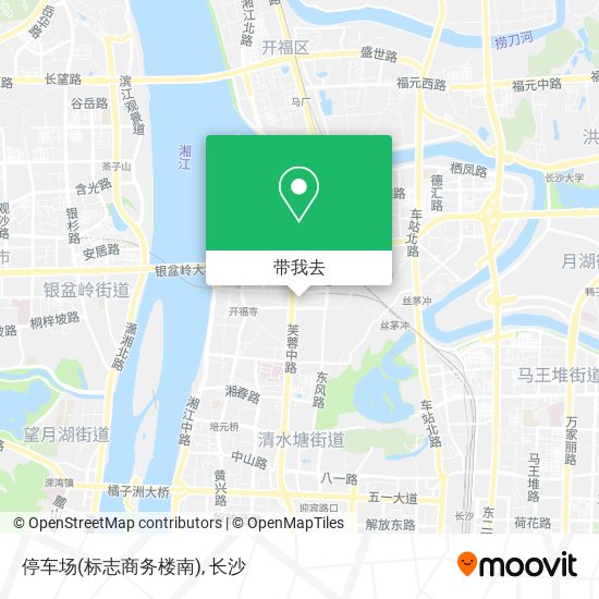 停车场(标志商务楼南)地图