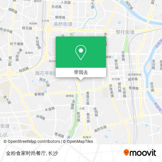 金粉食家时尚餐厅地图