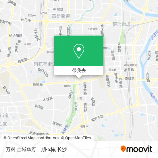 万科·金域华府二期-6栋地图