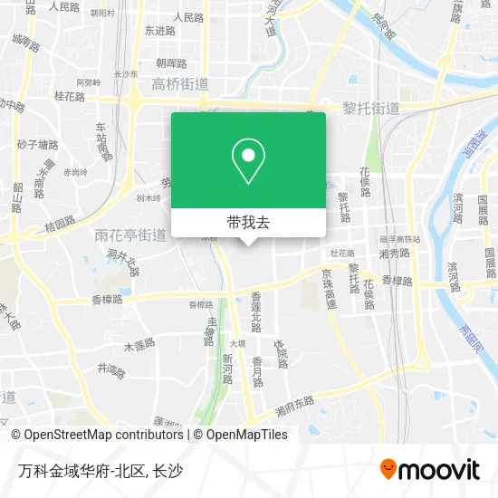 万科金域华府-北区地图