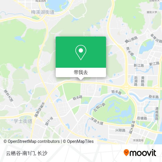 云栖谷-南1门地图