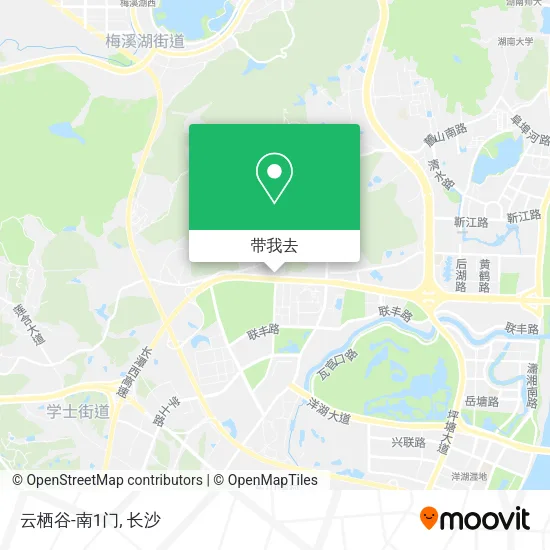 云栖谷-南1门地图