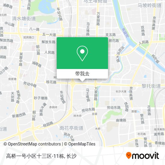 高桥一号小区十三区-11栋地图