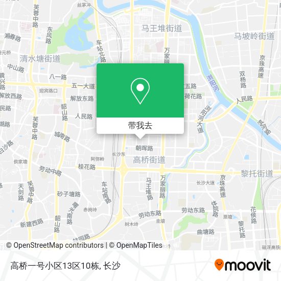 高桥一号小区13区10栋地图