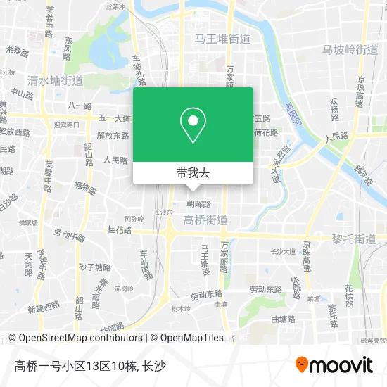高桥一号小区13区10栋地图