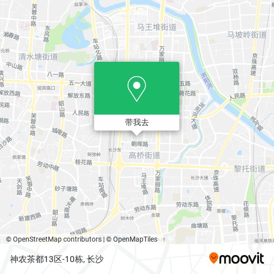 神农茶都13区-10栋地图