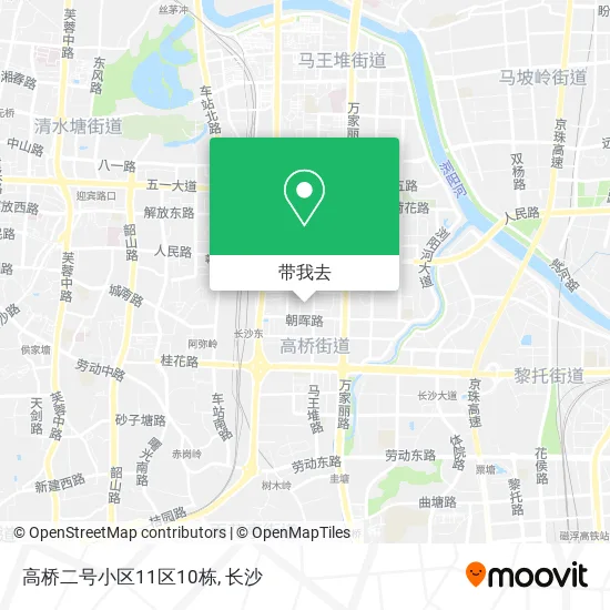 高桥二号小区11区10栋地图