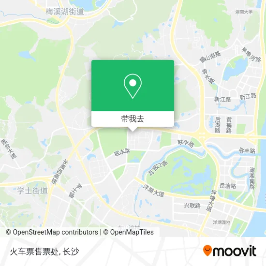 火车票售票处地图
