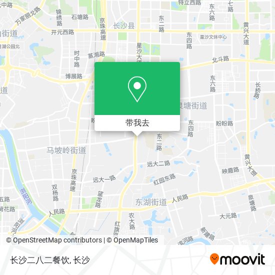 长沙二八二餐饮地图