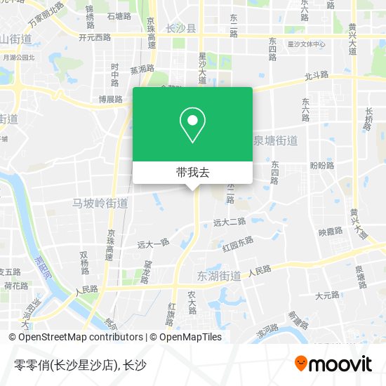 零零俏(长沙星沙店)地图