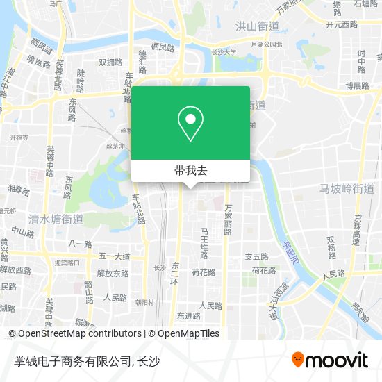 掌钱电子商务有限公司地图