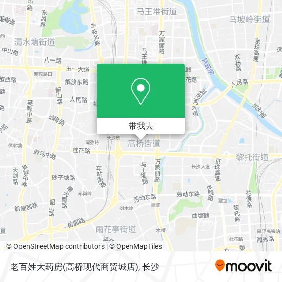 老百姓大药房(高桥现代商贸城店)地图