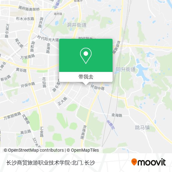 长沙商贸旅游职业技术学院-北门地图