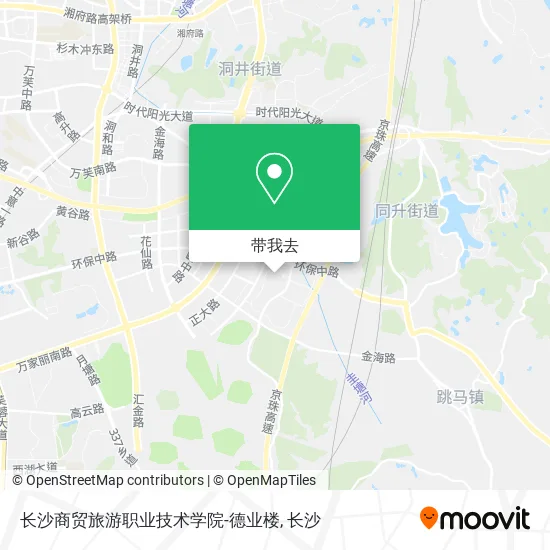 长沙商贸旅游职业技术学院-德业楼地图