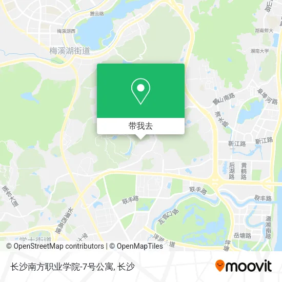 长沙南方职业学院-7号公寓地图