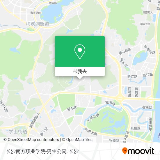 长沙南方职业学院-男生公寓地图