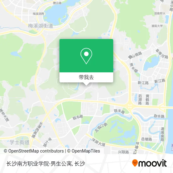 长沙南方职业学院-男生公寓地图