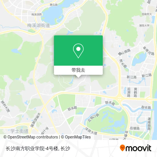 长沙南方职业学院-4号楼地图