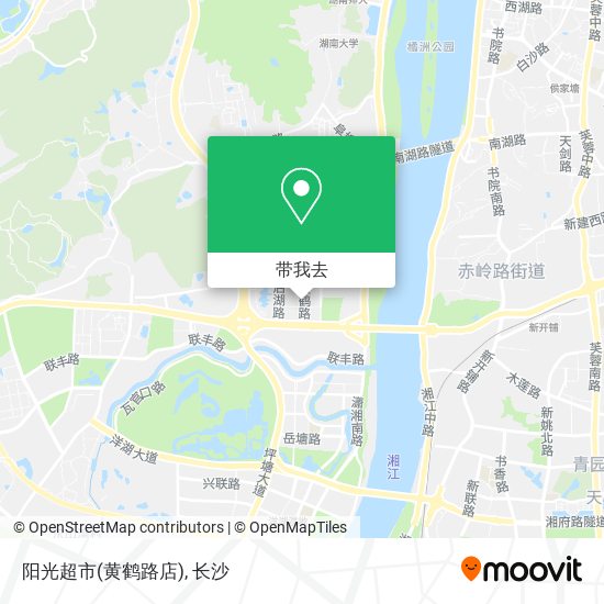 阳光超市(黄鹤路店)地图