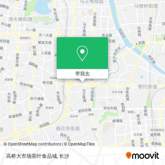 高桥大市场茶叶食品城地图