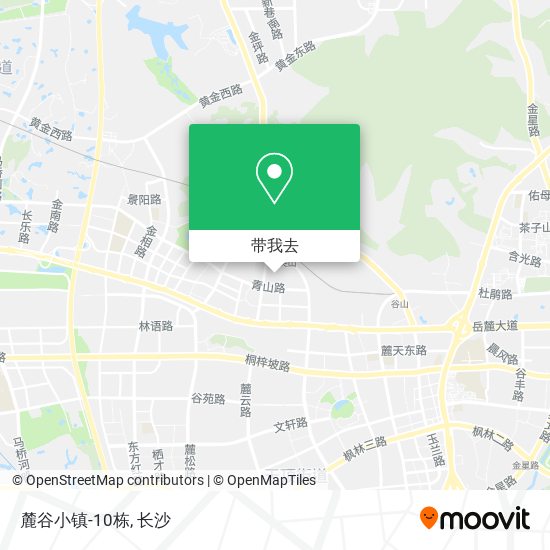 麓谷小镇-10栋地图